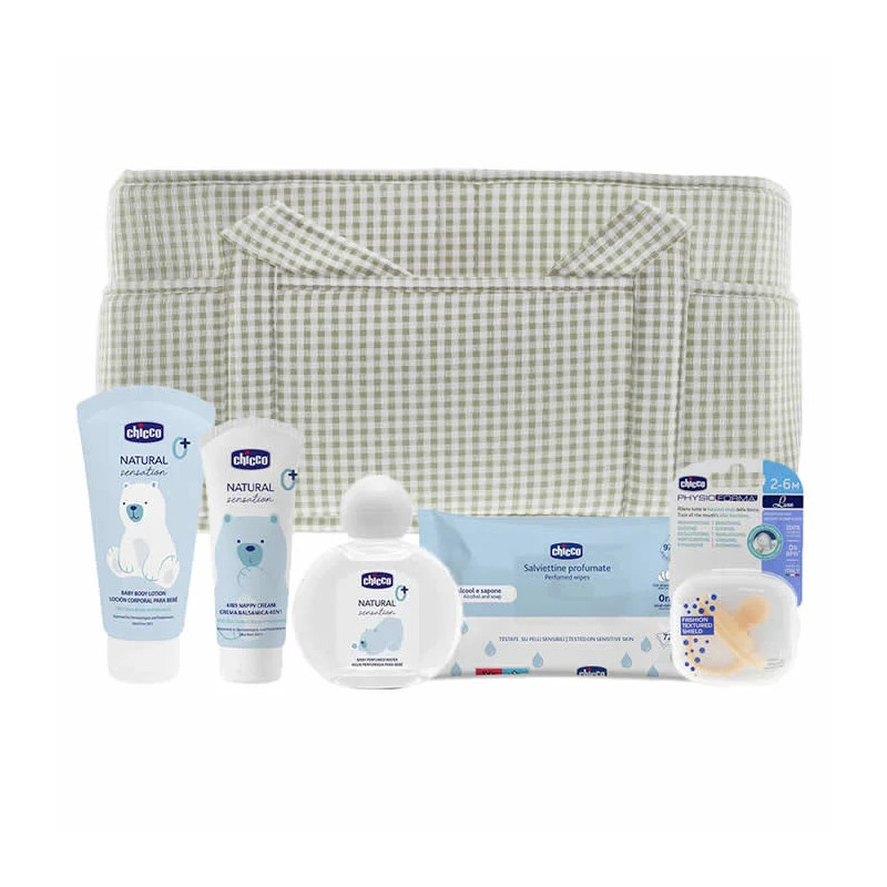 Coffret Chicco Green MimosBox - Soins Bébé Naturels | Kermatone