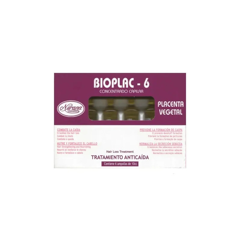 Nurana Bioplac-6 Ampoules Anti Chute - 6x10ml | Kermatone