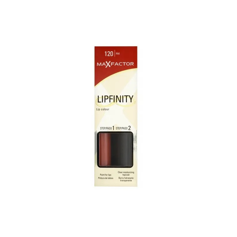 Max Factor Lipfinity Lip Colour 120 Hot - Longue Tenue | Kermatone