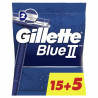 Gillette Blue II - Rasoirs Jetables 15+5 Unités Kermatone