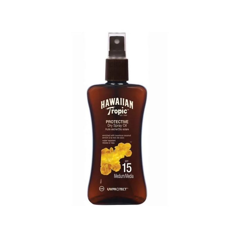 Hawaiian Tropic Protective Dry Spray Oil SPF15 - 200ml