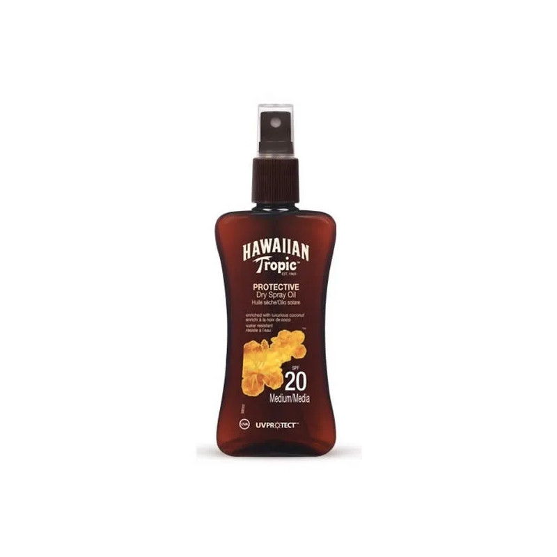 Hawaiian Tropic Protective Dry Spray Oil SPF20 - 200ml