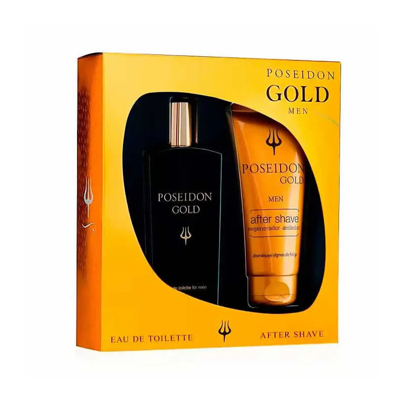 Poseidon Gold Men Eau De Toilette Spray 100ml Coffret 2 Produits