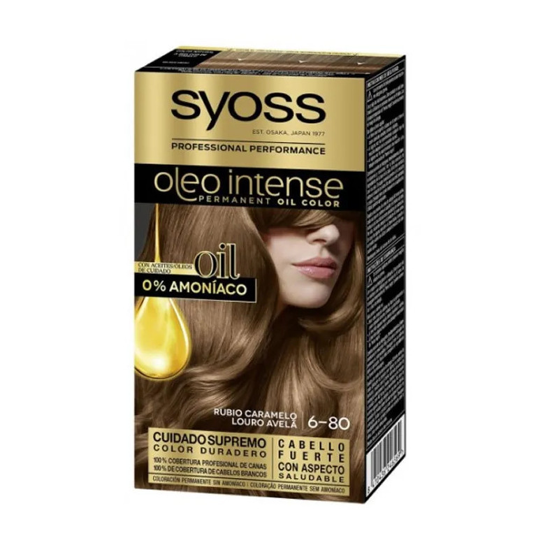 Coloration Syoss Oleo Intense Caramel Blonde 100ml - Kermatone