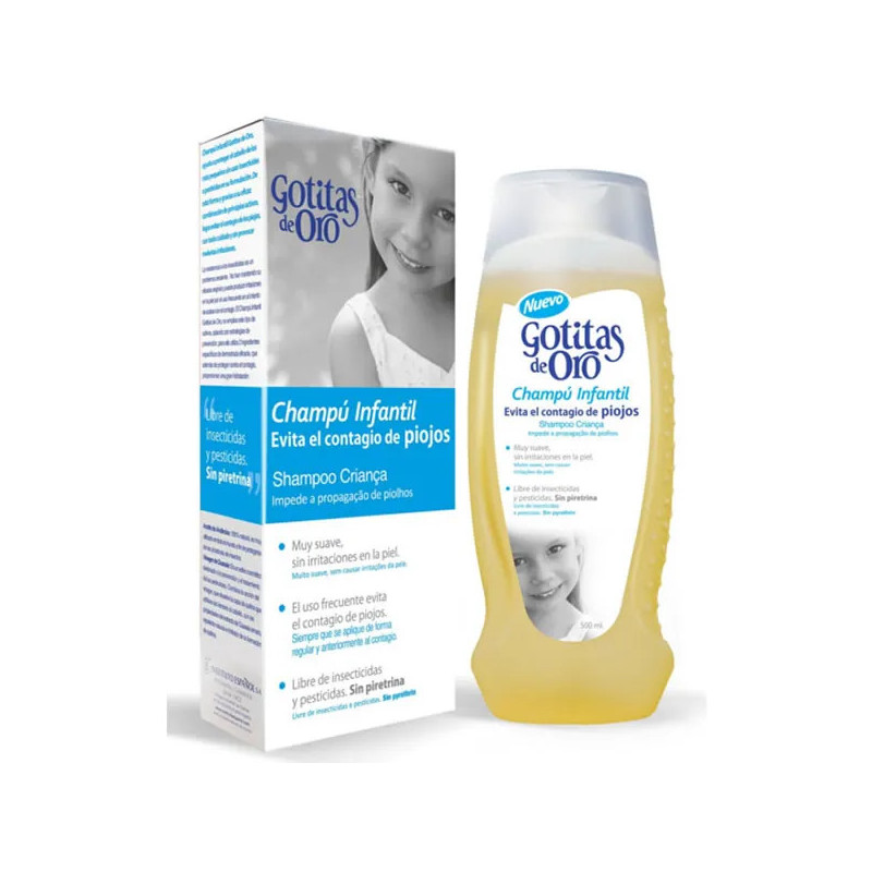 Instituto Español Gotitas De Oro Shampooing Anti Poux 500ml | Kermatone