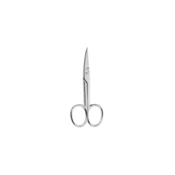 Ciseaux À Ongles Chromés Courbés - Précision avec Kermatone