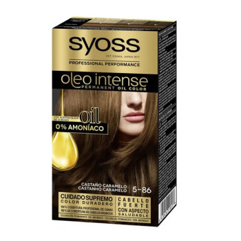 Syoss Oleo Intense Coloration Caramel Brown – Cheveux Brillants | Kermatone