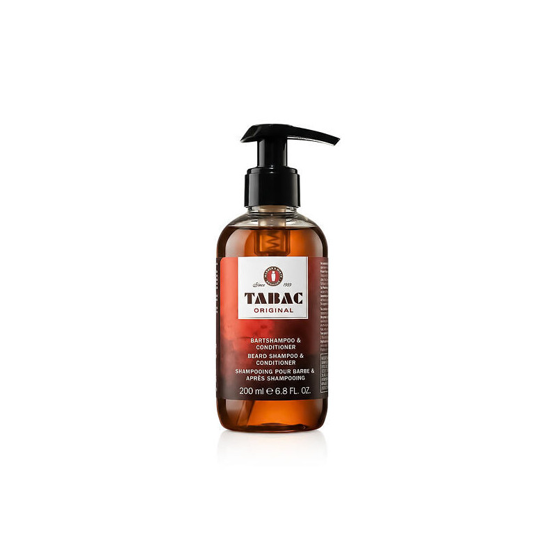 Shampooing et Après-Shampooing pour Barbe Tabac Original 200ml