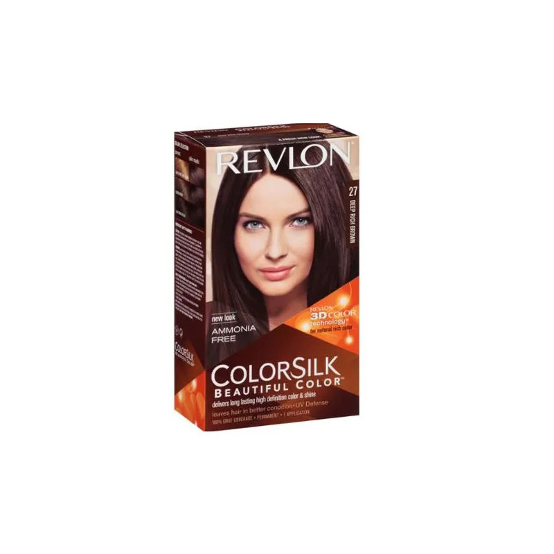 Revlon Colorsilk Sans Amoniaque 27 Deep Rich Brown 