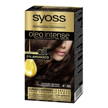 Syoss Oleo Intense Coloration Permanente Brun Glacé - Kermatone