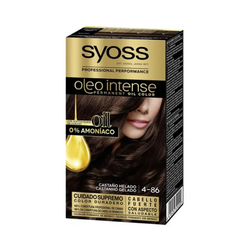 Syoss Oleo Intense Coloration Permanente Brun Glacé - Kermatone