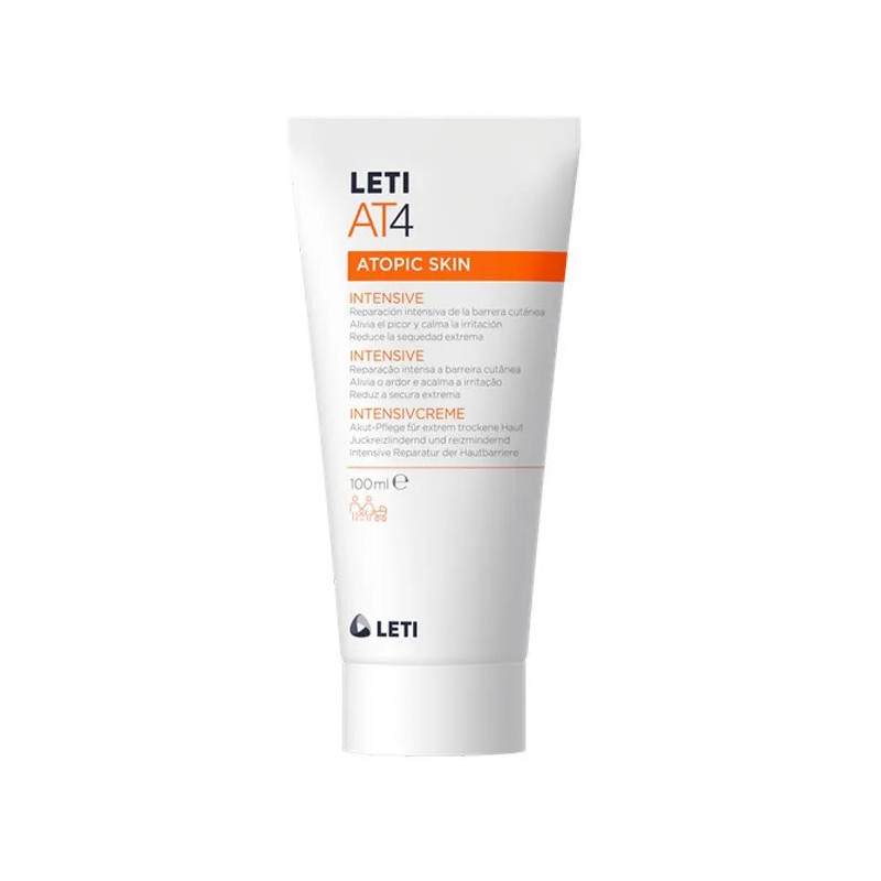 Leti At4 Crème Intensive 100ml - Hydratation & Confort | Kermatone