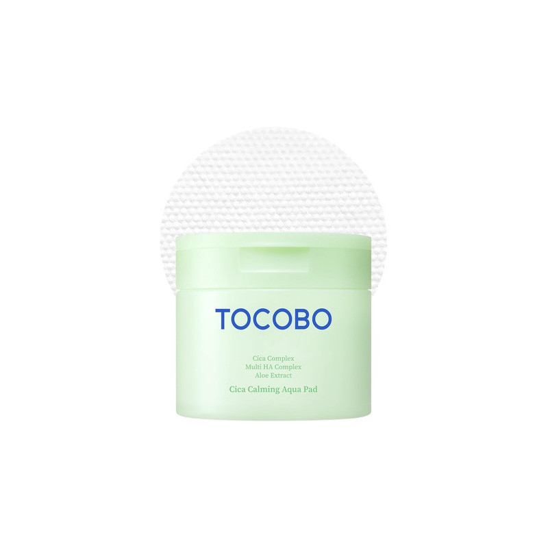 Tocobo Cica Calming Aqua Pad - 60 Disques Apaisants