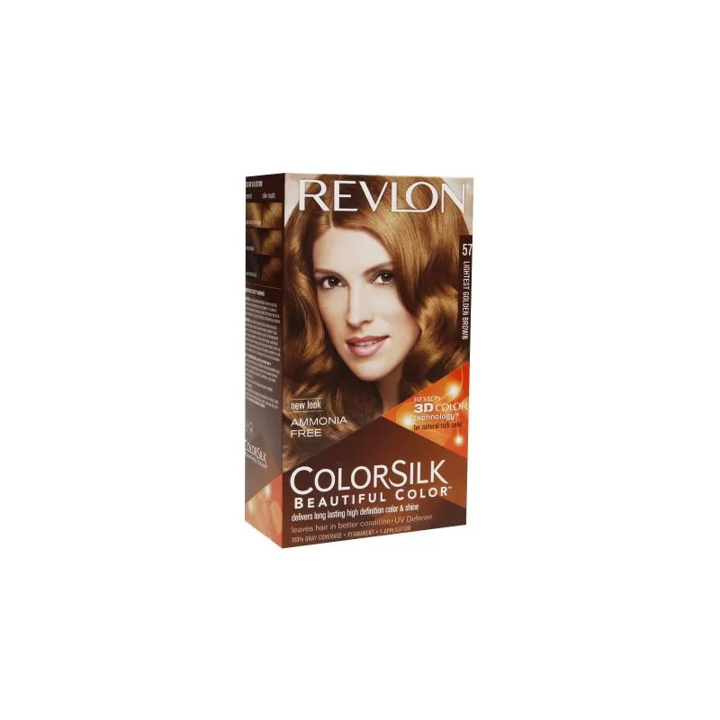 Revlon Colorsilk Sans Amoniaque  57 Lightest Golden Brown