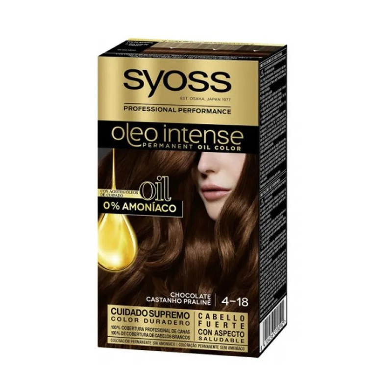 Syoss Oleo Intense 4-18 Chocolat - Brillance & Nutrition Kermatone