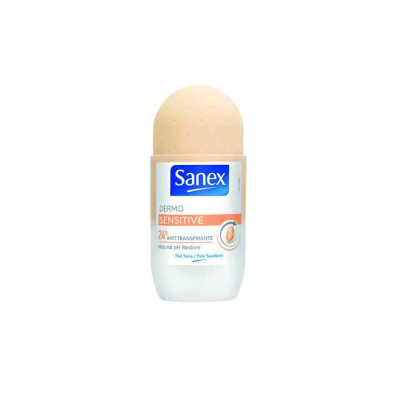 Sanex Sensitive Rollon 50 : Déodorant doux SANEX