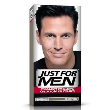 Just For Men Shampoing Colorant Noir 66ml - Prix 10,49€
