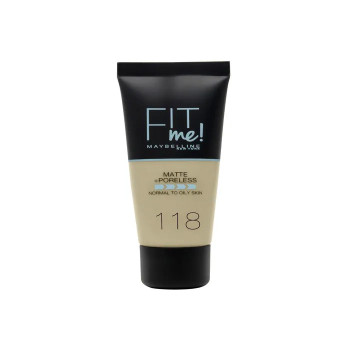 Fond de Teint Maybelline Fit Me Matte 118 Nude 30ml