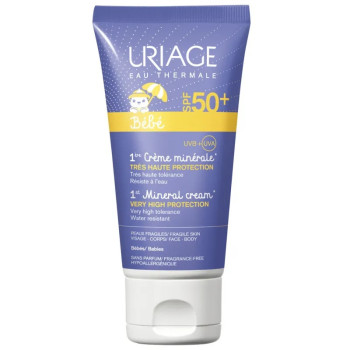 Uriage Baby Crème Minérale SPF50+ 50ml | Protection