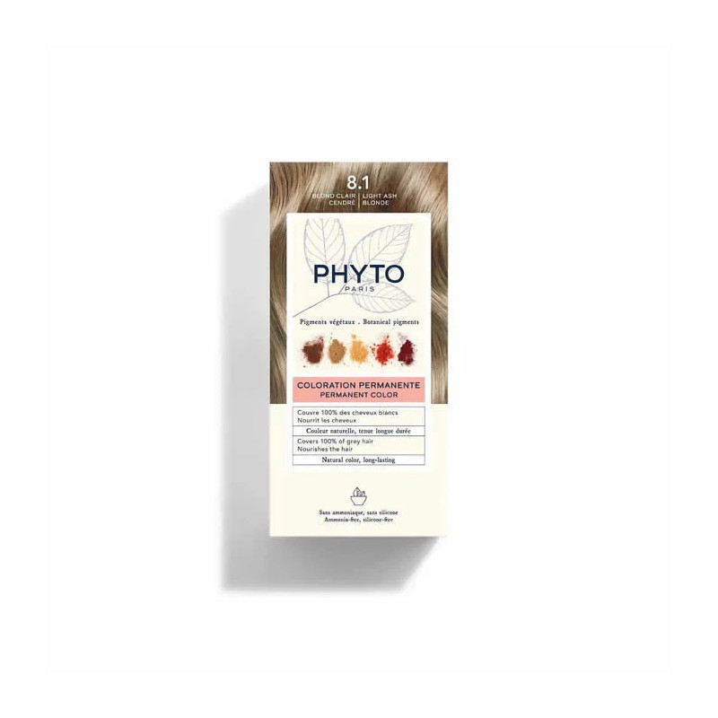 Phyto Phytocolor 8.1 Blond Clair Cendré - 180g
