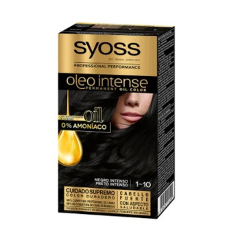 Syoss Oleo Intense Coloration Permanent Noir Profond | Kermatone