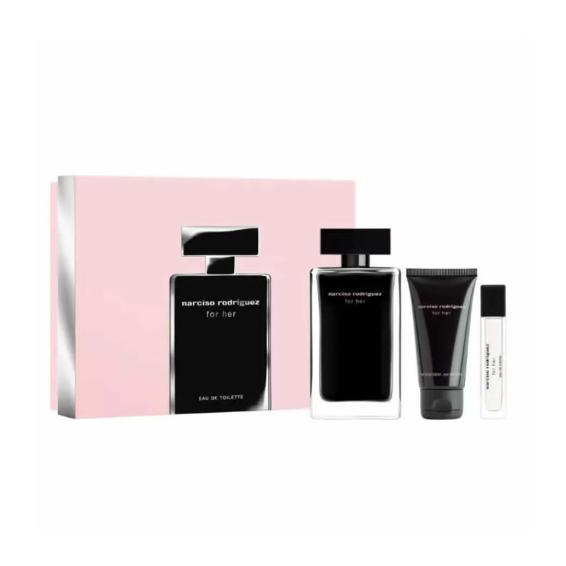 Narciso Rodriguez For Her EDT 100ml Coffret 3 Produits