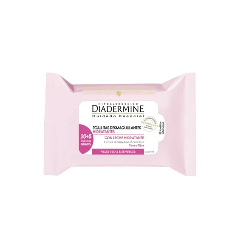 Diadermine Lingettes Démaquillantes Hydratantes – Douceur et efficacité | Kermatone