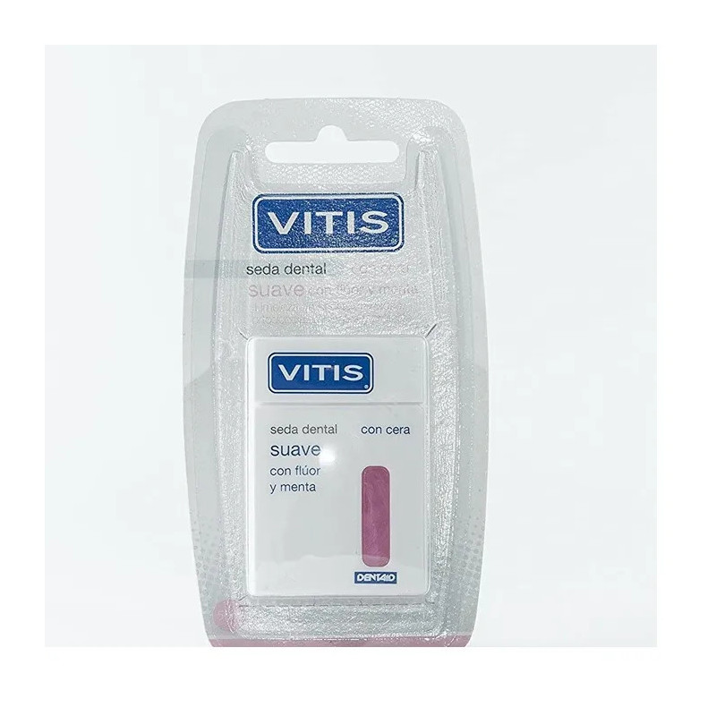 Vitis Waxed Dental Floss Fluor Menthe 50m