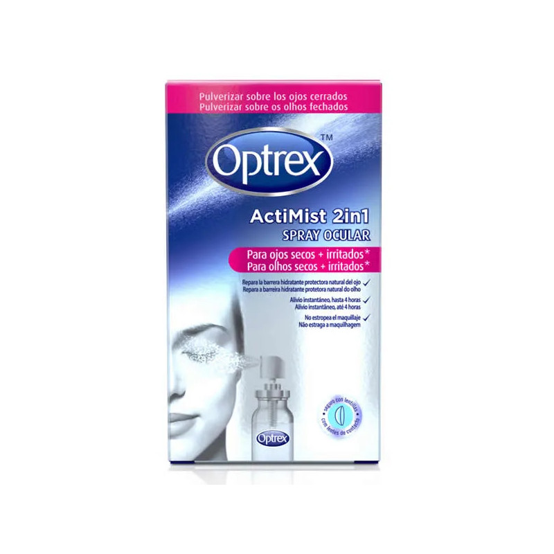 Optrex ActiMist 2in1 Spray Yeux Secs 10ml