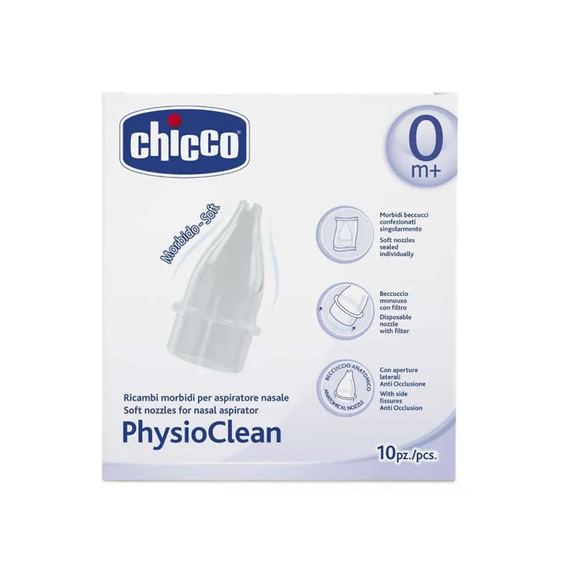 Recharges aspirateur nasal Chicco Soft and Easy 10u