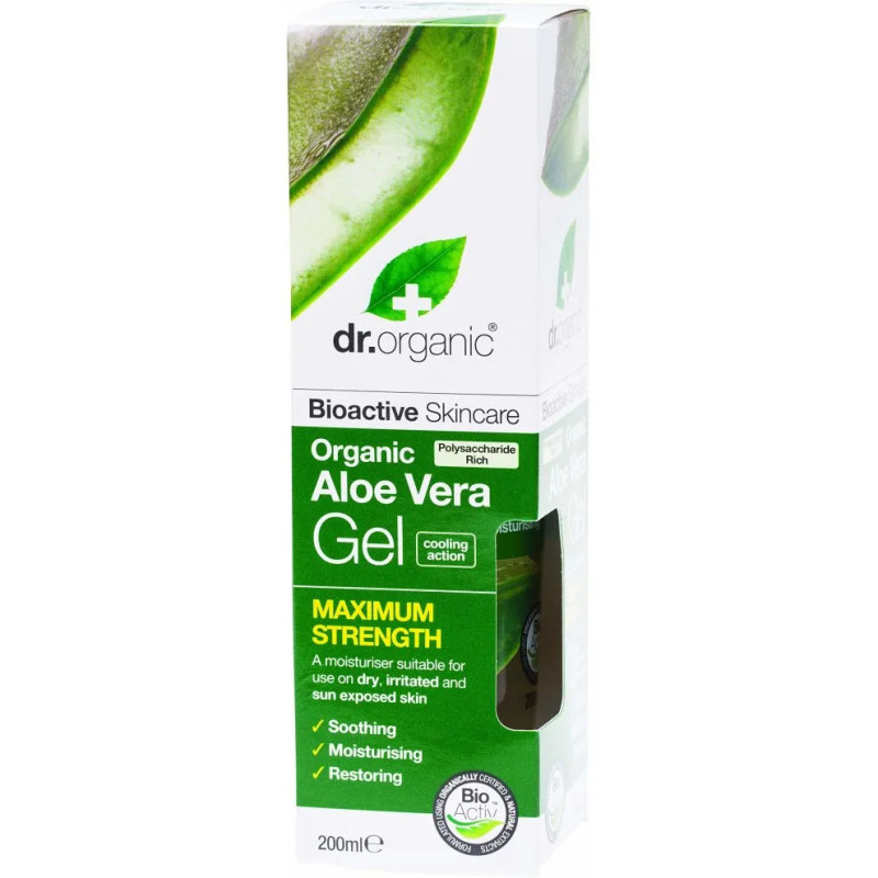 Gel Aloe Vera Dr Organic 200ml - Force Max