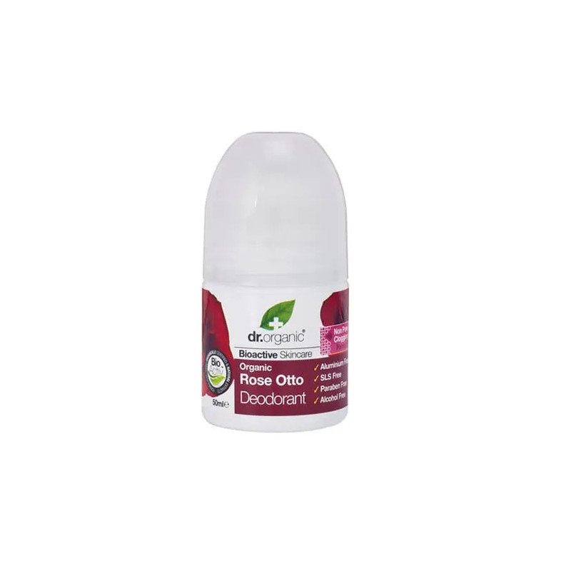 Déodorant Roll On Rose Otto Dr Organic 50ml