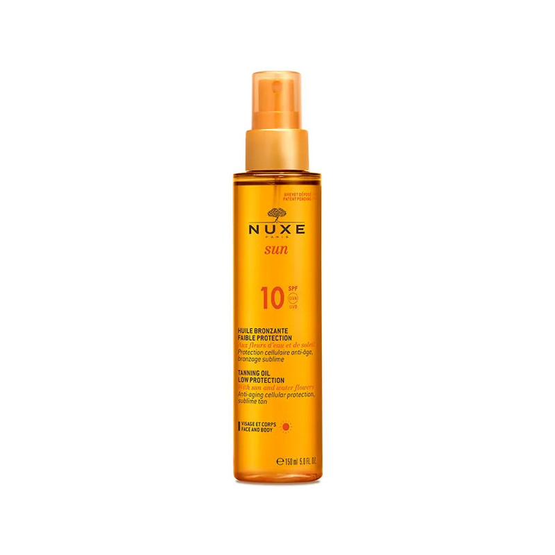 Nuxe Sun Huile Bronzante SPF10 150ml | NUXE