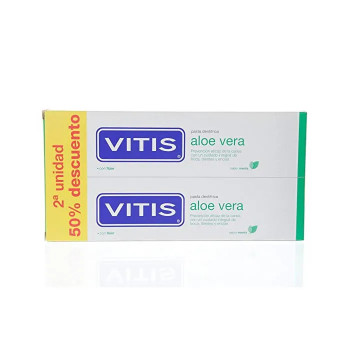 Vitis Dentifrice Aloe Vera Menthe 2x150ml