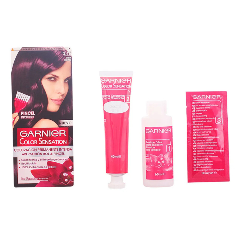Garnier Color Sensation 3,16 Intense Violin - Couleur Éclatante | Kermatone