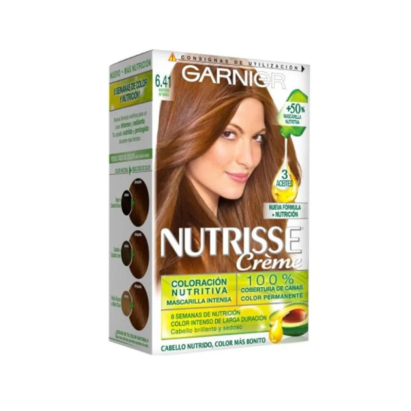 Coloration Garnier Nutrisse 6.41 Châtain Intense