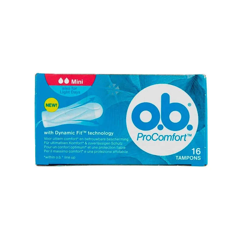 O.B. Procomfort 16 Tampons Mini - Confort Absolu