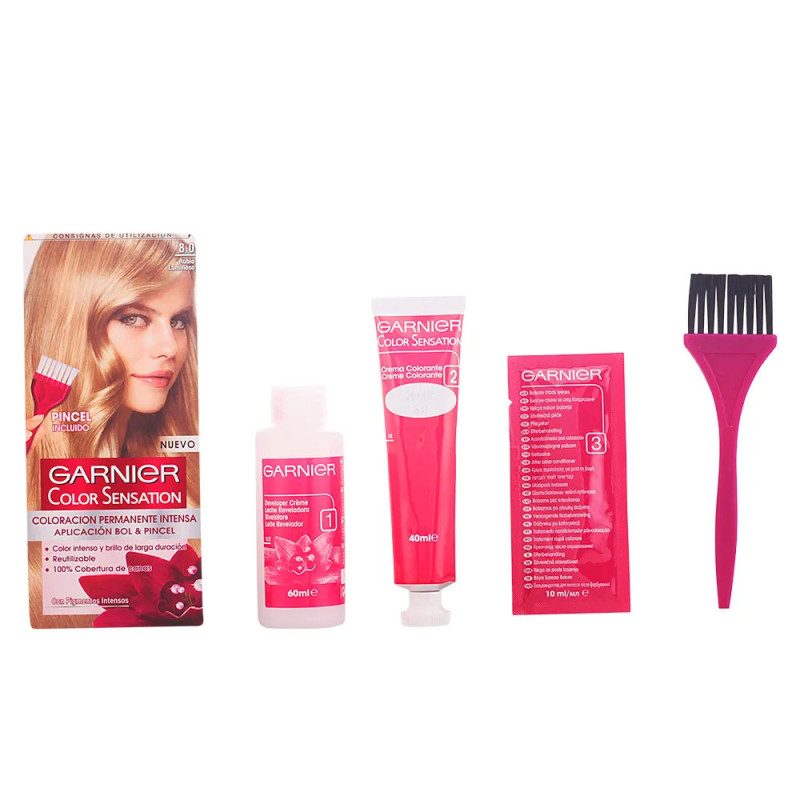 Garnier Color Sensation 8 Blond Luminous - Couleur Éclat Kermatone