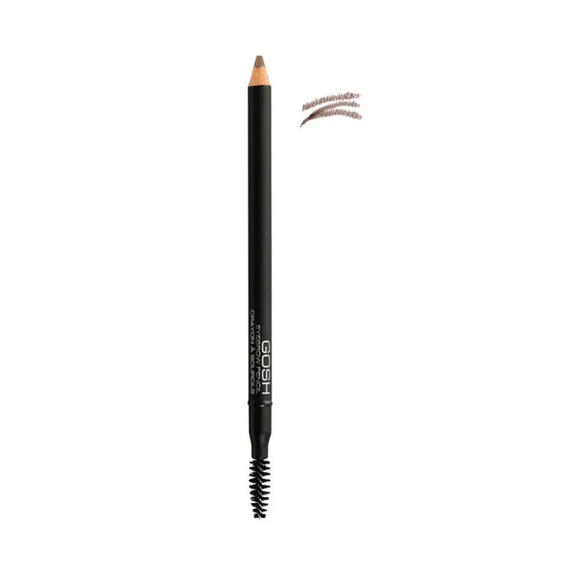 Gosh Eyebrow Pencil 01 Brown - Crayon à sourcils