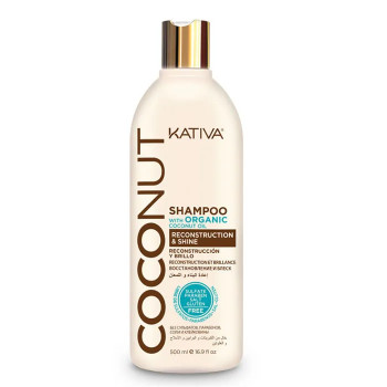 Kativa Coconut Shampoo 500ml - Reconstruction & Brillance