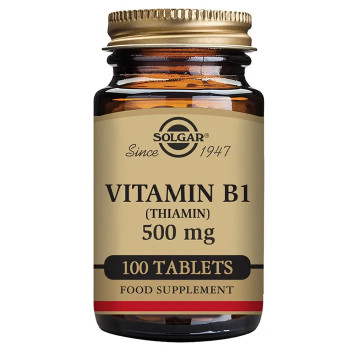 Solgar Vitamine B1 500mg - 100 Capsules | Solgar