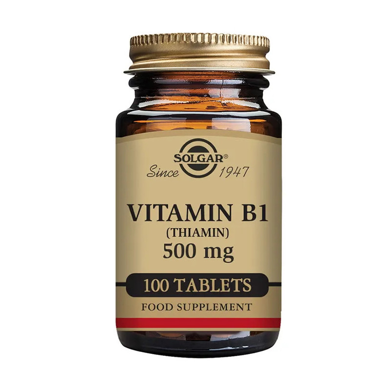 Solgar Vitamine B1 500mg - 100 Capsules | Solgar