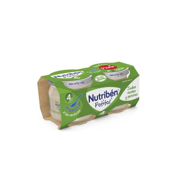 Nutribén Potito Haricots Verts Pommes de Terre 2x120g