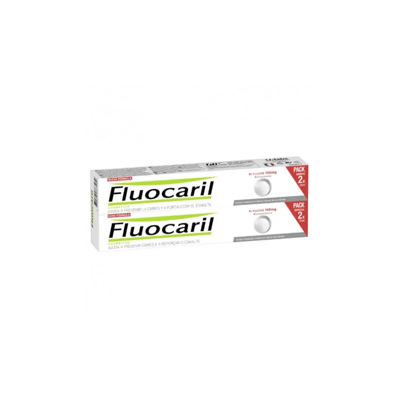 Fluocaril Dentifrice Blancheur Bi-Fluoré Lot 2x75ml