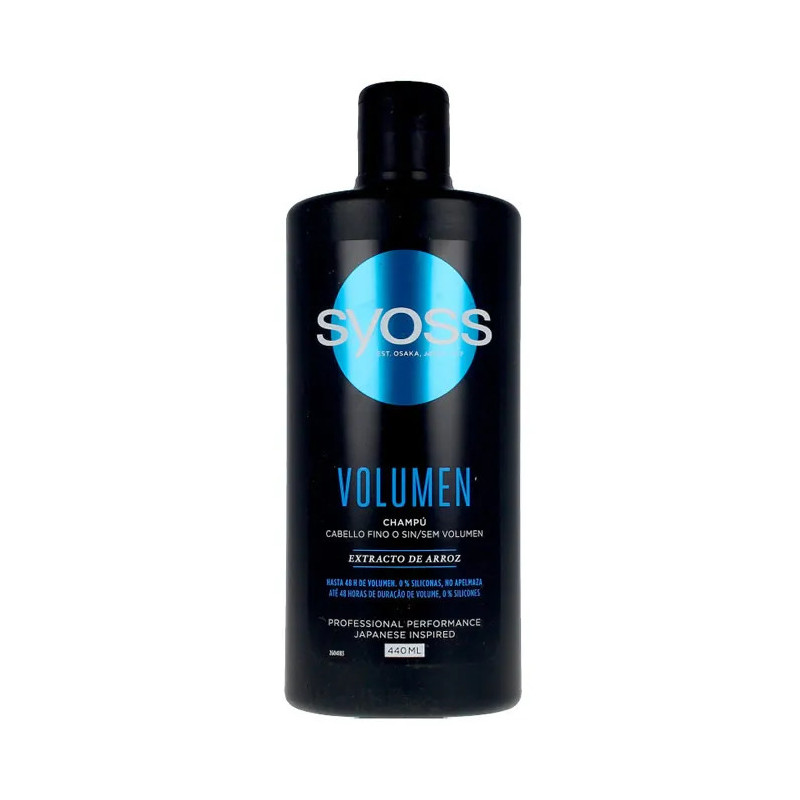 Syoss Volumen Shampoo 440ml - Cheveux volumineux