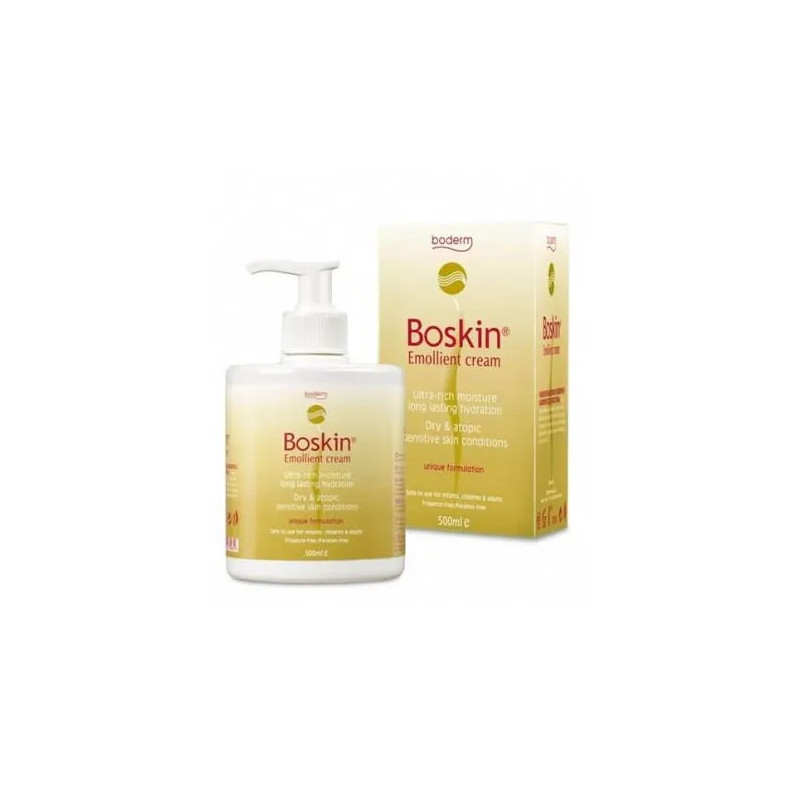 Boskin Emollient Cream 500ml BODERM - Soin Peau