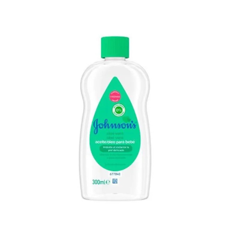 Johnson's Baby Huile Aloe Vera 300ml - Peau Douce