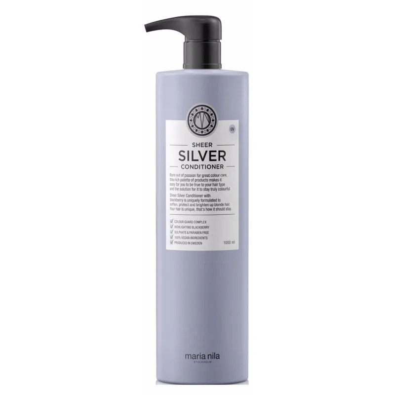 Maria Nila Sheer Silver Conditioner 1000ml | Cheveux blonds