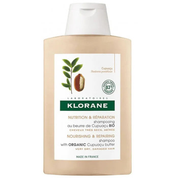 Shampooing Klorane Cupuaçu 400ml - Cheveux Secs