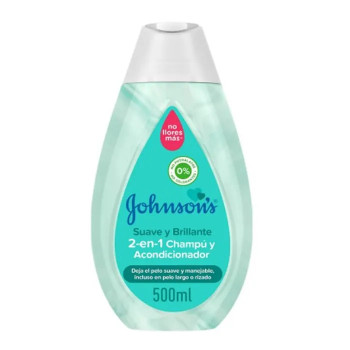 Johnson's Shampooing 2 en 1 Doux & Brillant 500ml
